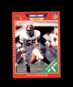 DERRICK THOMAS FOOTBALL CARD KANSAS CITY CHIEFS PRO SET 1989 498