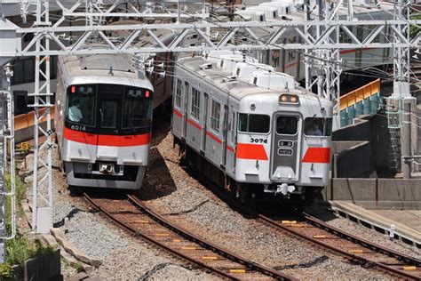 山陽電車 山陽電気鉄道3000系電車 3074 舞子公園駅 鉄道フォト・写真拡大 By Norikadさん レイルラボraillab