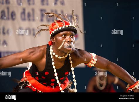 Gorizia Italy August 26 2017 Dancer Of Benin Traditional Dance