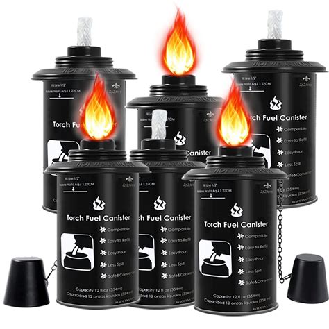 Buy Zszmfh 6pcs Torch Canisters 12 Oz Fuel Replacement Canisters