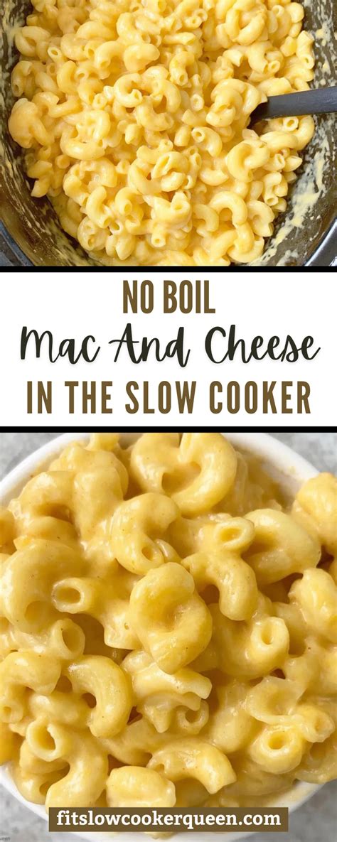 Slow Cooker No Boil Mac And Cheese Recipe