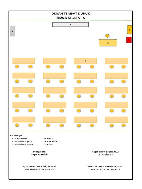 Denah Tempat Duduk Pdf