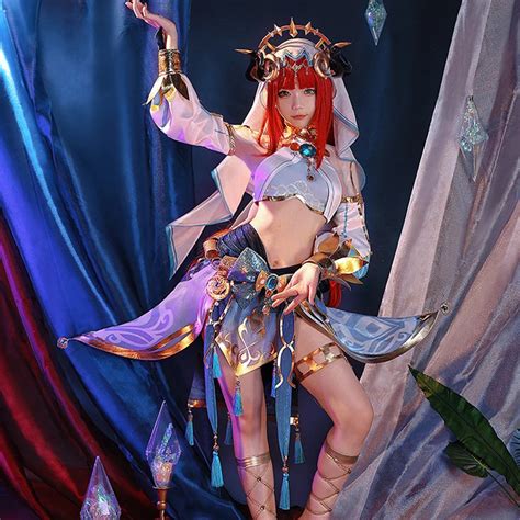 Anime Game Genshin Impact Cosplay Sumeru Dancer Nilou Costumes