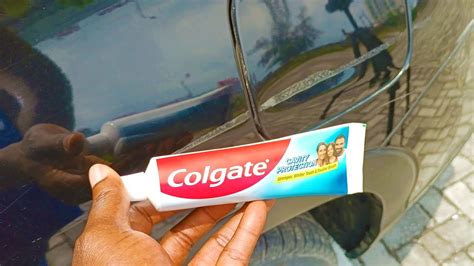 EXPERIMENT CAN COLGATE TOOTHPASTE REALLY REMOVE CAR SCRATCH YouTube