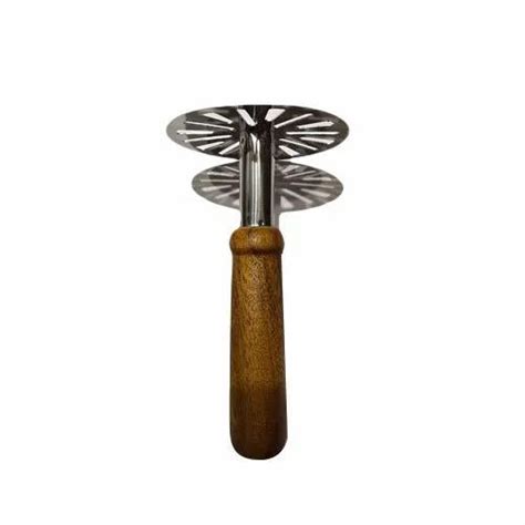 Stainless Steel Plate Wooden Handle Potato Masher For Home At Rs 26