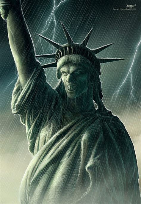 Geek Cave!, WHAT IF THE STATUE OF LIBERTY IS REALLY A WEEPING...