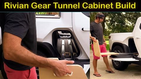 Rivian Gear Tunnel Cabinet Shuttle Build Phase K Youtube