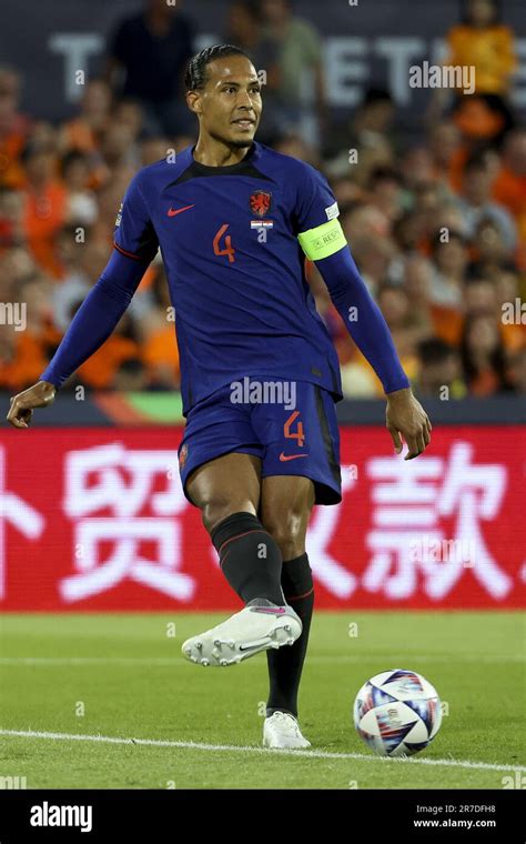 Rotterdam Netherlands 14 06 2023 Virgil Van Dijk Of Netherlands