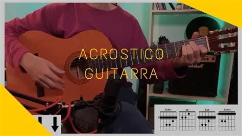 Guitarra Acrostico Shakira Cover Tutorial Martin Lopez Youtube