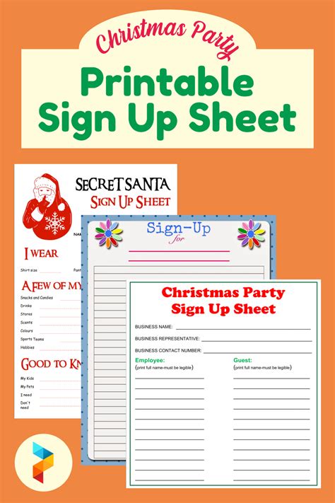 Paper Customizable Holiday Party Signs Favorite Things Signs Editable