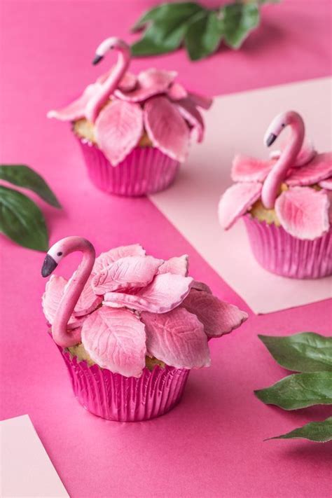 Muffiny Flamingi Flamingo Cupcakes Diy Dessert Decorating Decorating