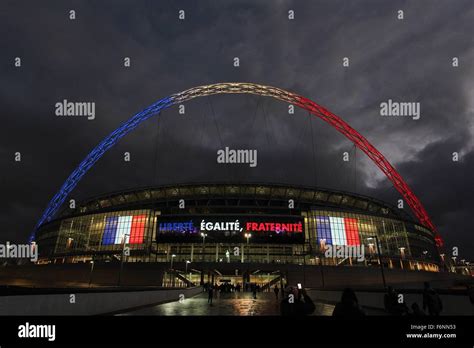 Wembley Stadium Arch Tricolore Blue Hi Res Stock Photography And Images