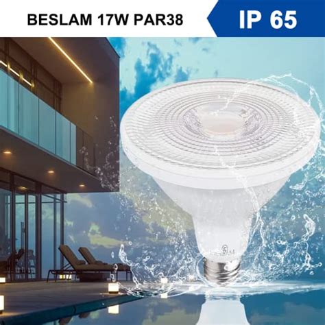 Beslam Led Flood Light Bulbs 150 Watt Equivalent Dimmable 17w Par38 Outdoor Spotlight Bulb