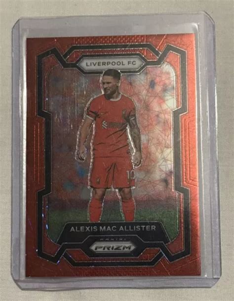 Panini Prizm Premier League Alexis Mac Allister Rosso Eur