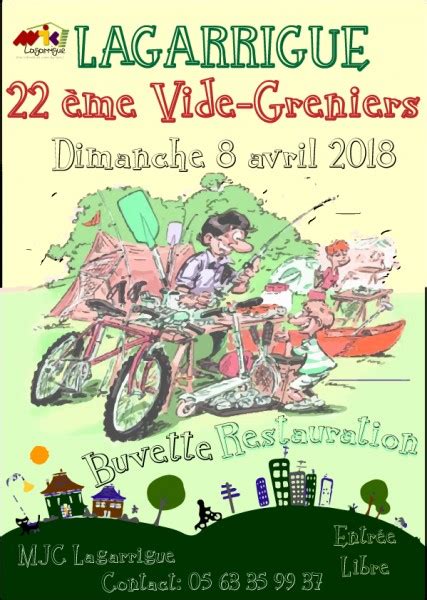 22ème Vide greniers de Lagarrigue INSCRIPTION