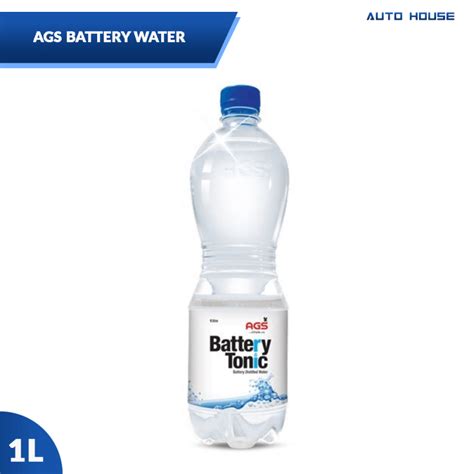 Ags Battery Tonic Pure Deionized Distilled Battery Water 1ltr