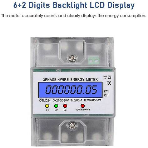 Medidor De Energ A Trif Sico De Hilos V A Consumo De