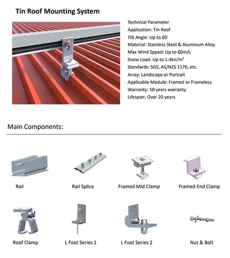 Cheap Metal Roof Solar Mounting System Manufacturers Suppliers Factory ...