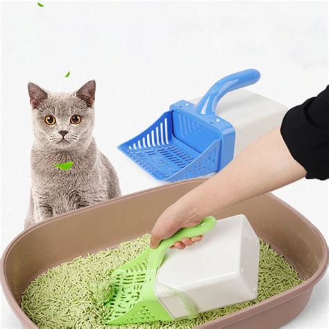 useful cat litter shovel pet cat litter sifter hollow neater scooper ...