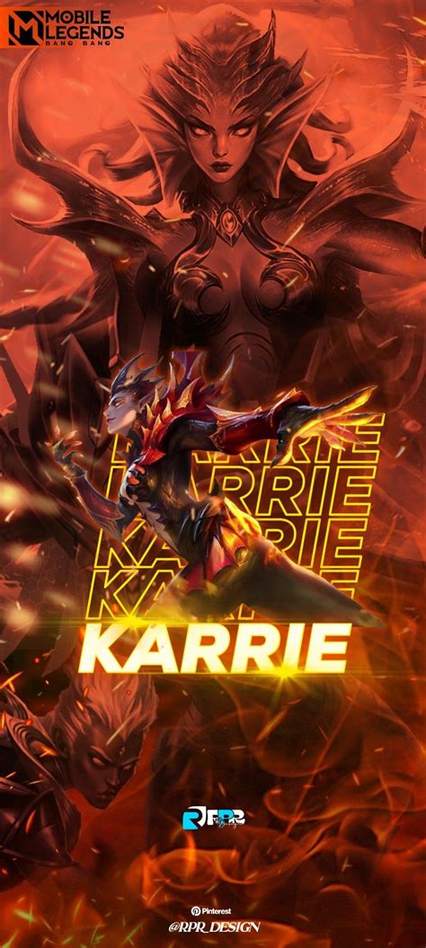 wallpaper hd karrie mlbb  downloadskin mobile legends latte art