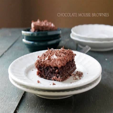 Chocolate Mousse Brownies Recipes