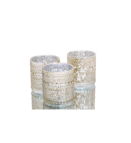 Gold Pearly Metallic Votive Candle Holder Sage Hill Rentals