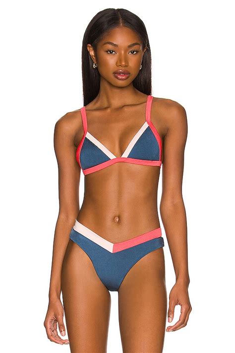 Peixoto Tina Bikini Top In Midnight Fling Revolve