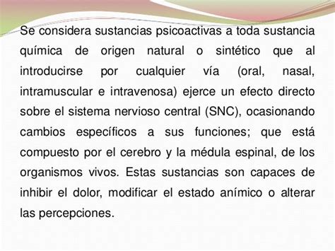 Sustancias Psicoactivas