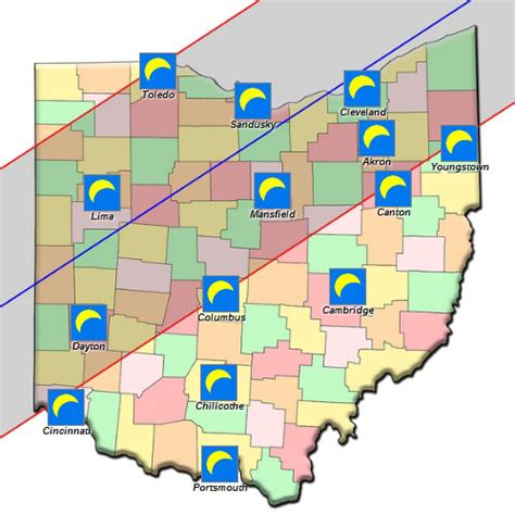 Ohio Eclipse viewing information for the Great North American Eclipse of April 8, 2024 ...