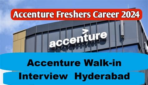 Accenture Walk In Interview Hyderabad Jobs Apply Now