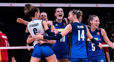 Volley Femminile Italia Da Sogno La Nations League Delle Azzurre