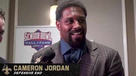 Cam Jordan New Orleans Saints Defensive End Senior Bowl Hall of Fame ...