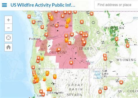 Wa State Wildfire Map - Printable Map