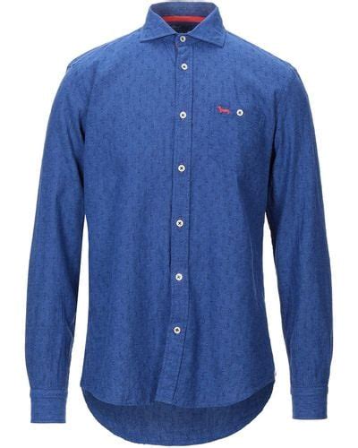 Blue Harmont And Blaine Shirts For Men Lyst