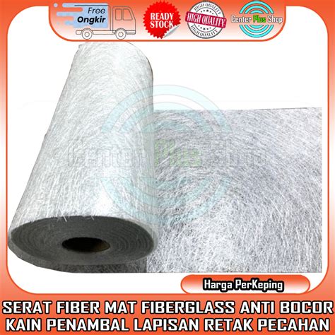 Jual Serat Fiber Fiberglass Matt Mat Per Keping Anti Bocor Kain Glas