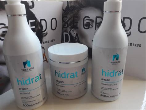 Kit Hidrat Argan Shampoo Condicionador Ml M Scara Gramas Da