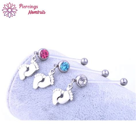 Piercing Nombril Grossesse Acier Chirurgical Pied De B B Piercings