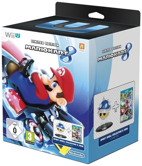 Amazon Mario Kart 8 Limited Edition With Blue Shell Figurine