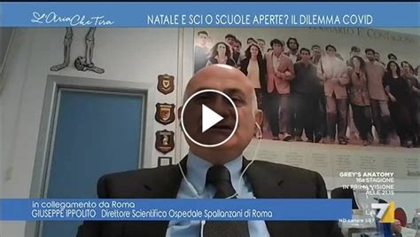 Covid Natale L Infettivologo Giuseppe Ippolito Oggi Non Si Pu Stare