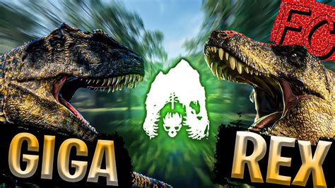 REX Vs GIGA The Isle Evrima Future Battles YouTube