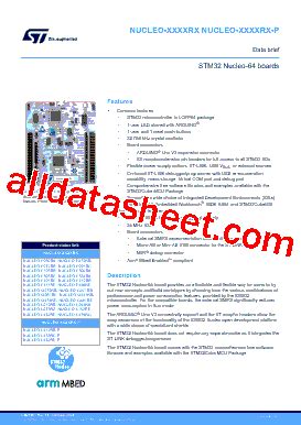 Nucleo G Re Datasheet Pdf Stmicroelectronics