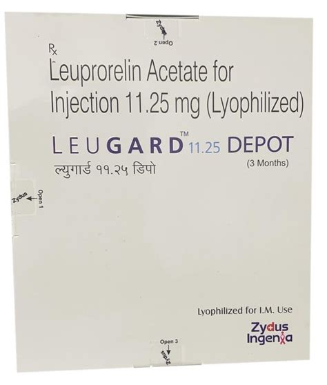 Leugard Depot Leuprolide Acetate Injection Zydus Ingenta 1 Vial1125mg At Best Price In