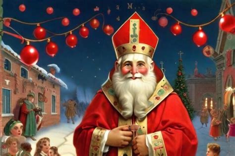 Premium Ai Image Saint Nicolas