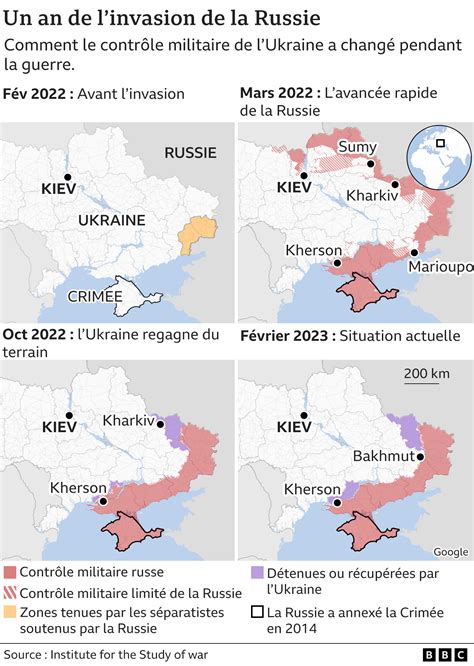 Guerre Ukraine Russie en graphiques Qu est ce qui a changé un an