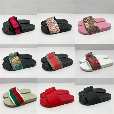 2022 Designer Men Sandals Slippers Women Slides With Box Dust Bag Card