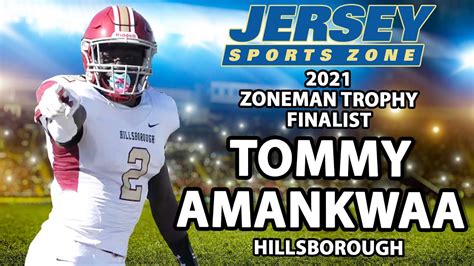 Tommy Amankwaa Hillsborough Wr Jsz Zoneman Trophy Finalist