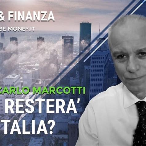 COSA RESTERA DELLITALIA GIANCARLO MARCOTTI GloboNews It