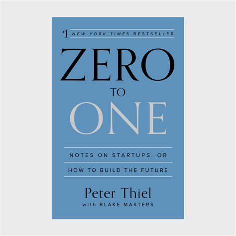 Zero To One Notes On Startups Or How To Build The Future