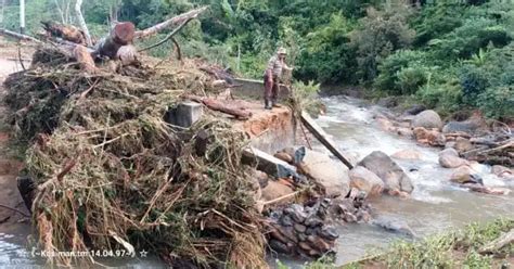 Jembatan Kampung Di Bener Meriah Terputus 46 Kepala Keluarga Terisolir