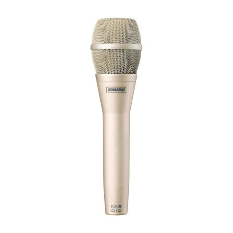 Shure Ksm Micr Fono De Condensador De Mano Champagne Audio Store